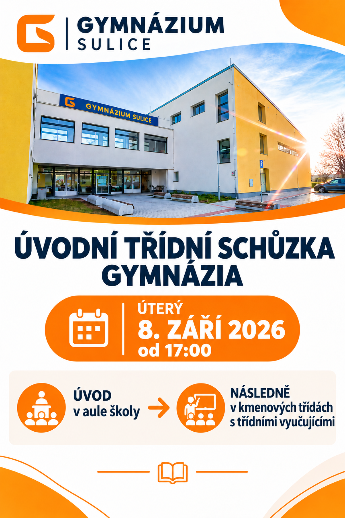 Úvodní třídní schůzka pro gymnázium